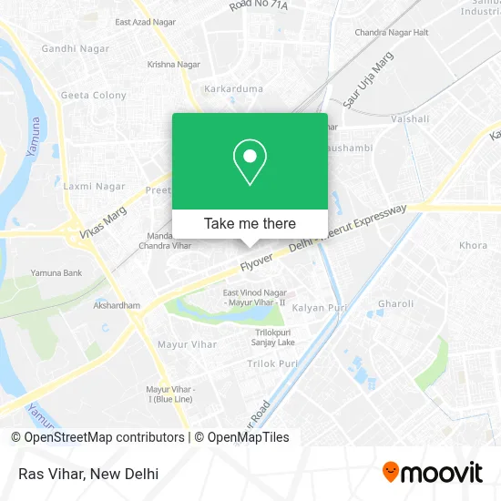 Ras Vihar map