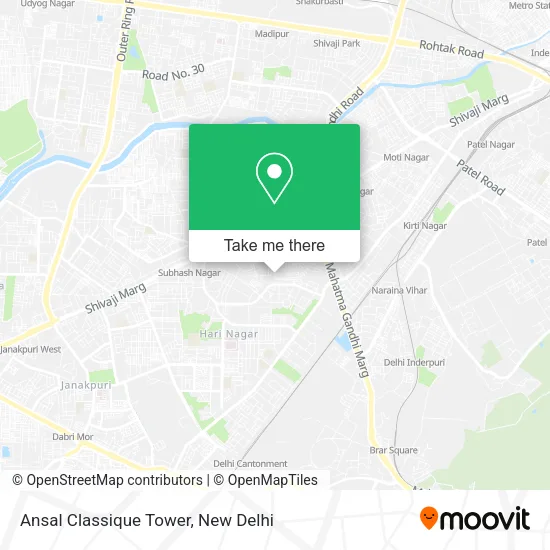 Ansal Classique Tower map