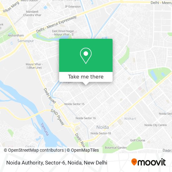 Noida Authority, Sector-6, Noida map