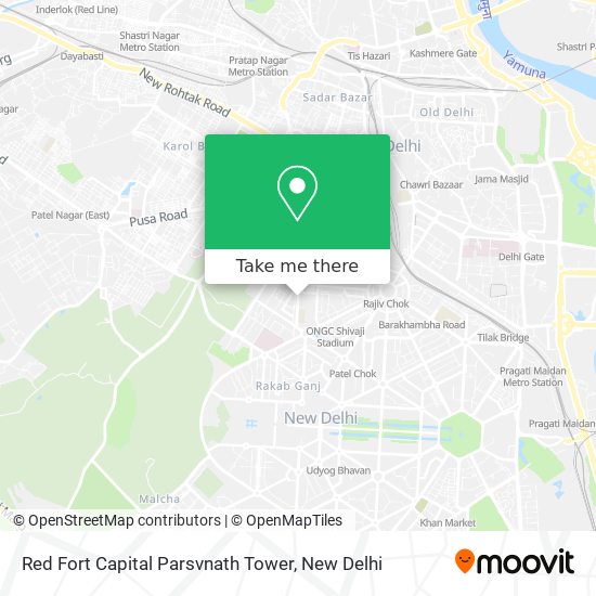 Red Fort Capital Parsvnath Tower map
