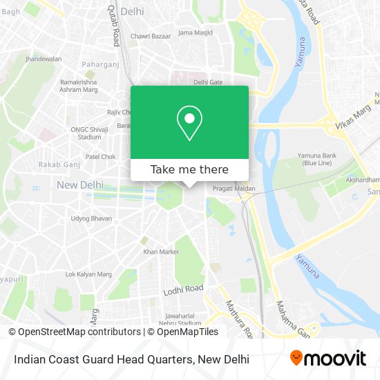 Indian Coast Guard Head Quarters map