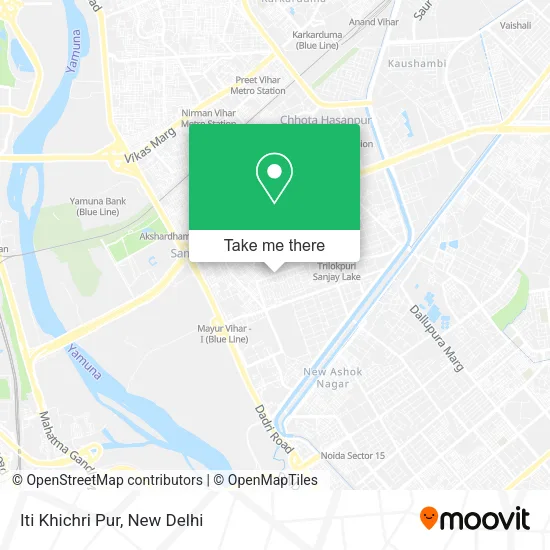 Iti Khichri Pur map