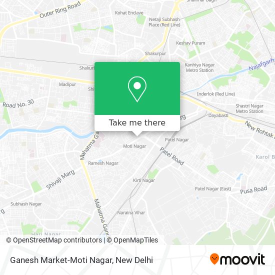 Ganesh Market-Moti Nagar map