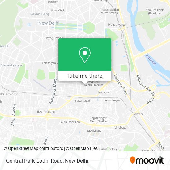 Central Park-Lodhi Road map