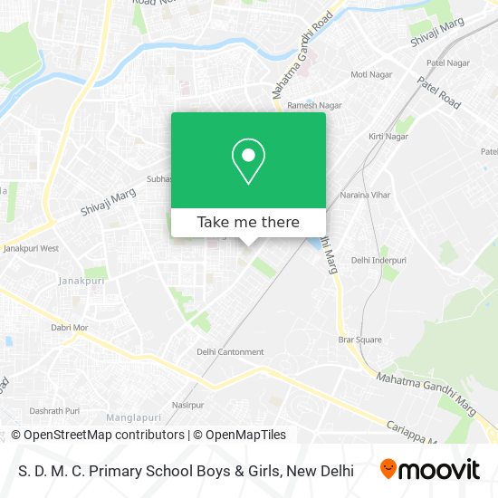 S. D. M. C. Primary School Boys & Girls map