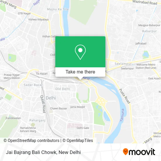 Jai Bajrang Bali Chowk map