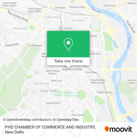 PHD CHAMBER OF COMMERCE AND INDUSTRY map