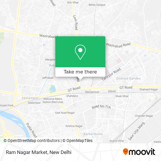 Ram Nagar Market map