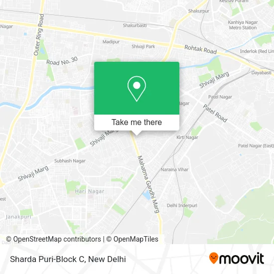 Sharda Puri-Block C map