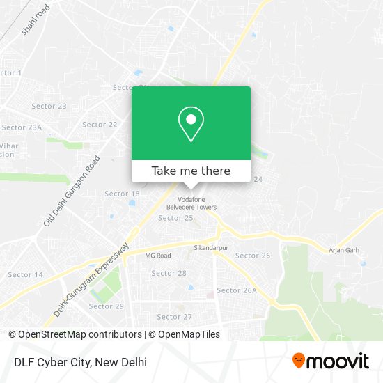 DLF Cyber City map