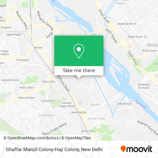 Ghaffar Manzil Colony-Haji Colony map