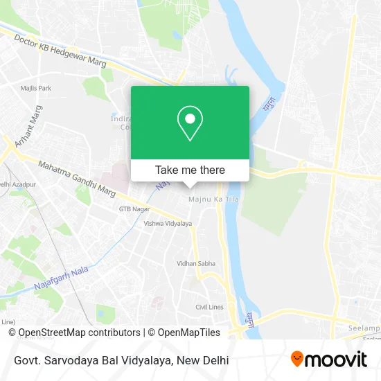 Govt. Sarvodaya Bal Vidyalaya map