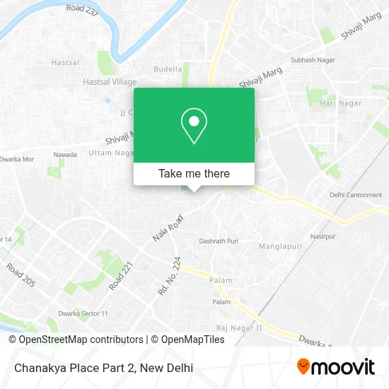 Chanakya Place Part 2 map