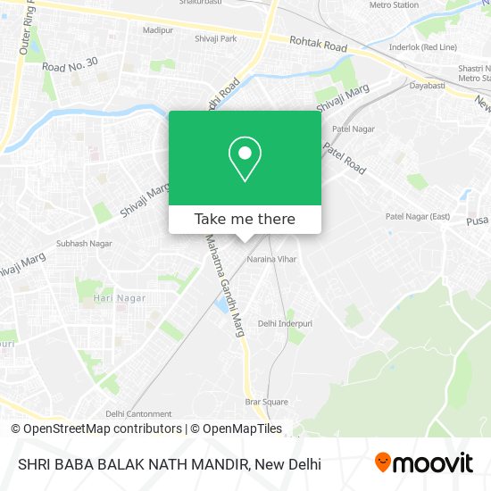 SHRI BABA BALAK NATH MANDIR map