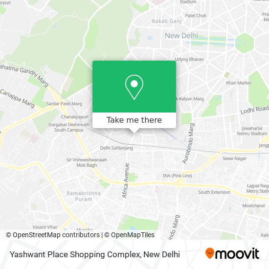 Yashwant Place Shopping Complex map