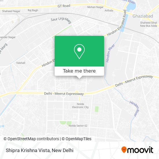 Shipra Krishna Vista map