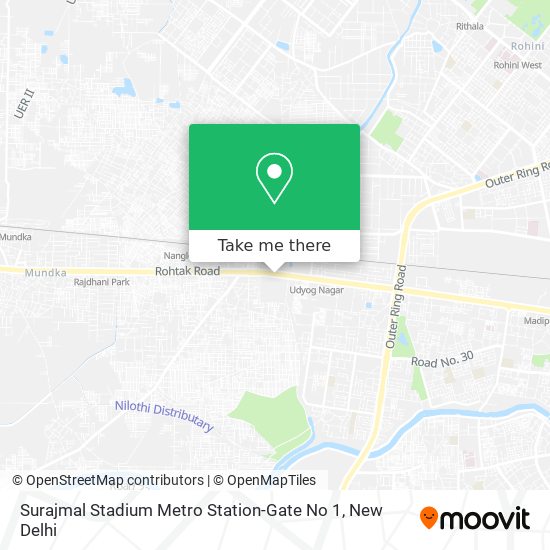 Surajmal Stadium Metro Station-Gate No 1 map