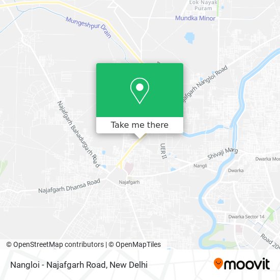 Nangloi - Najafgarh Road map