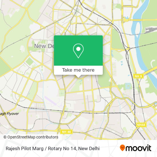 Rajesh Pilot Marg / Rotary No 14 map