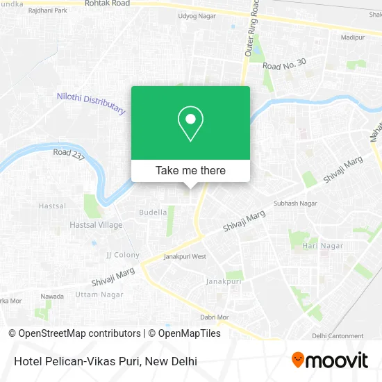 Hotel Pelican-Vikas Puri map