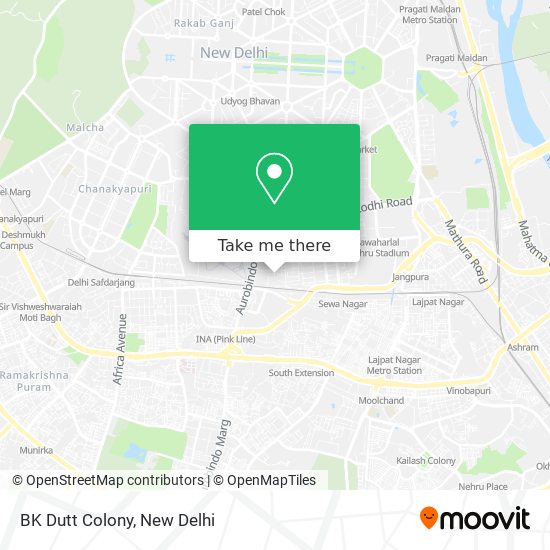 BK Dutt Colony map