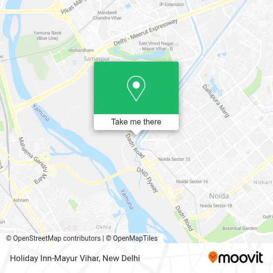 Holiday Inn-Mayur Vihar map