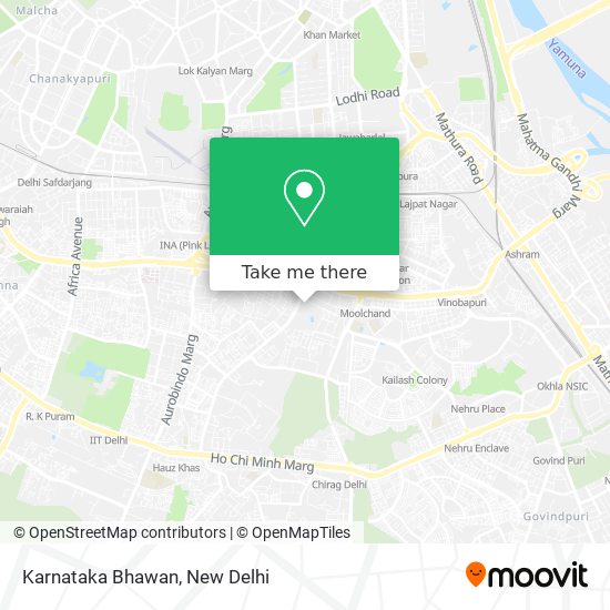 Karnataka Bhawan map