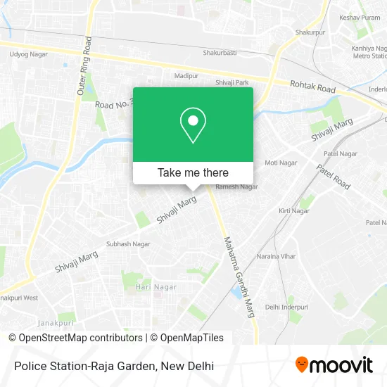 Police Station-Raja Garden map