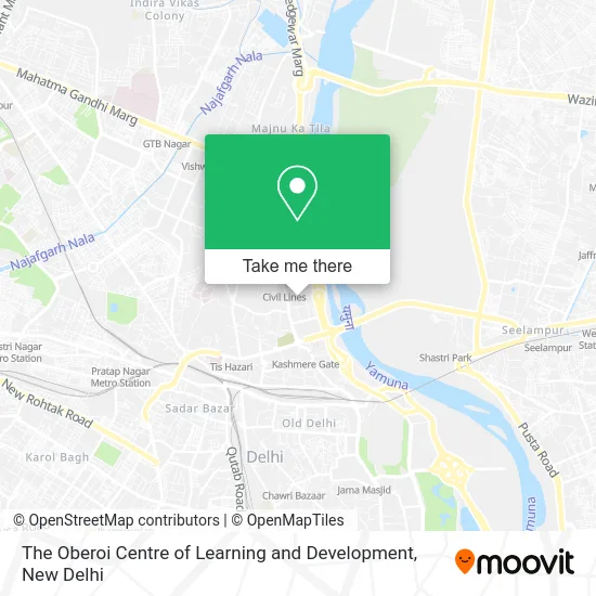 The Oberoi Centre of Learning and Development map