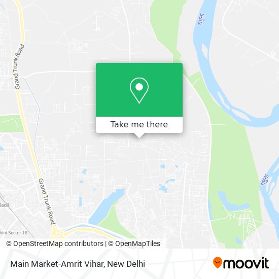 Main Market-Amrit Vihar map