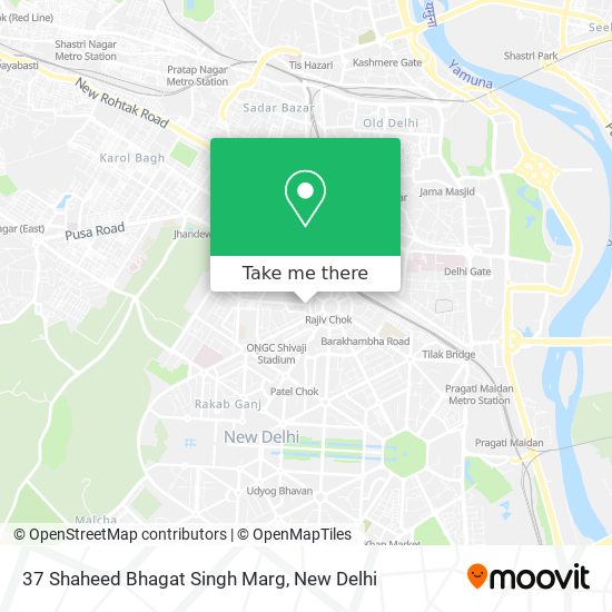 37 Shaheed Bhagat Singh Marg map