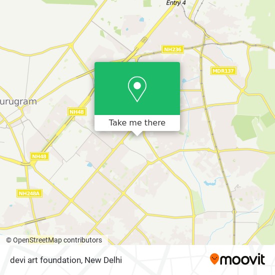 devi art foundation map