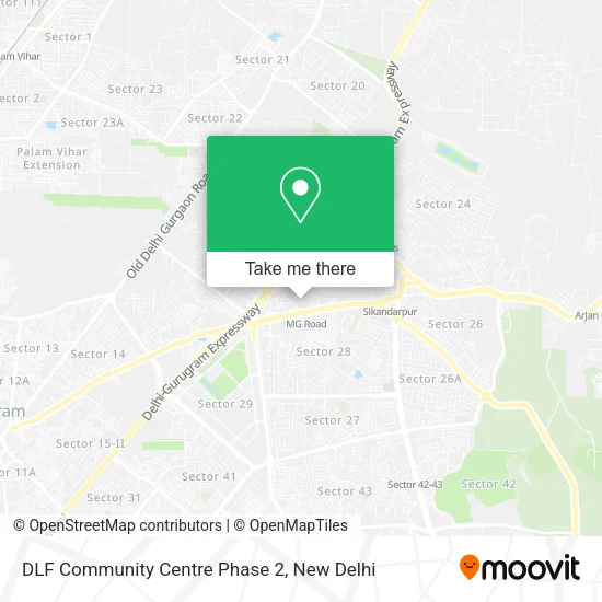 DLF  Community Centre Phase 2 map