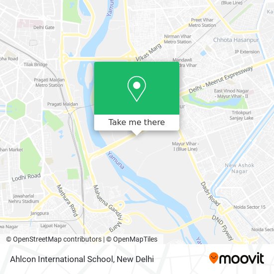 Ahlcon International School map