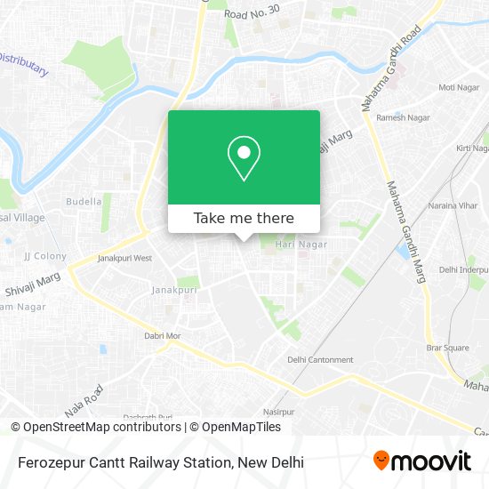 Ferozepur Cantt Railway Station map