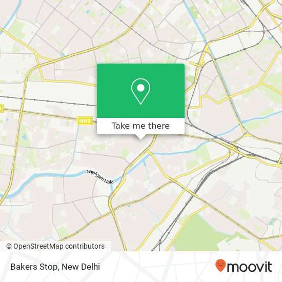 Bakers Stop map