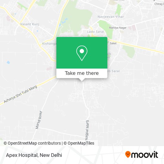 Apex Hospital map