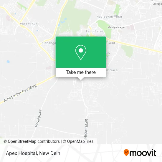 Apex Hospital map