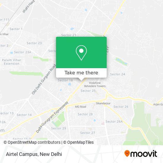 Airtel Campus map