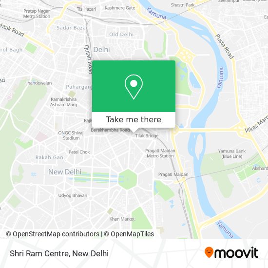 Shri Ram Centre map