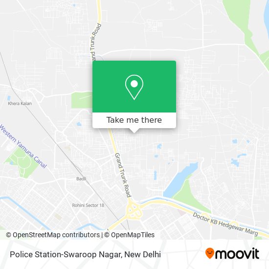 Police Station-Swaroop Nagar map