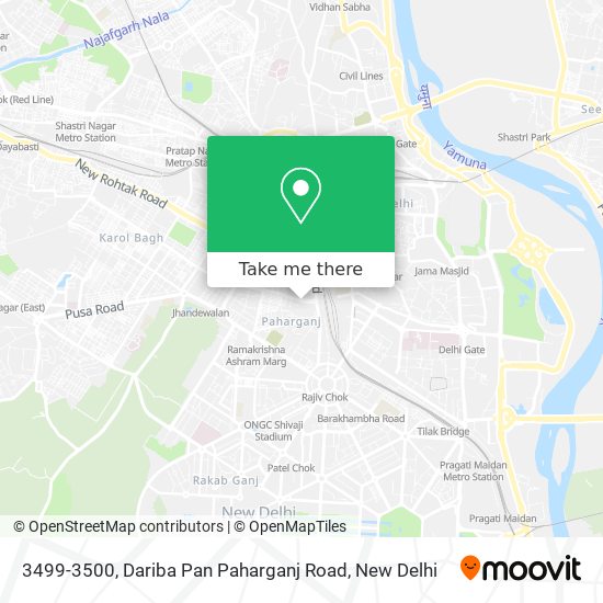 3499-3500, Dariba Pan Paharganj Road map