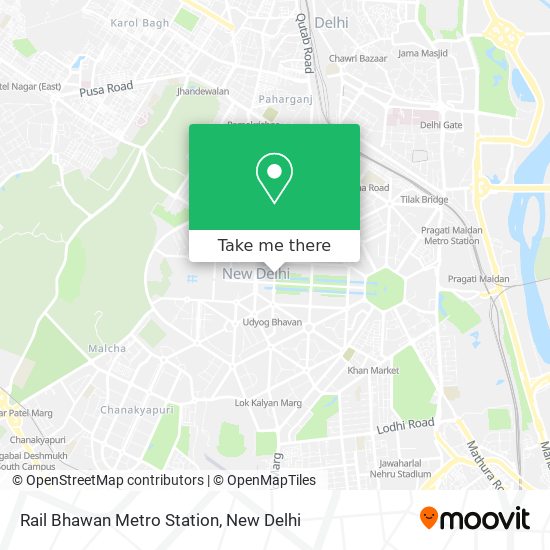 Rail Bhawan Metro Station map