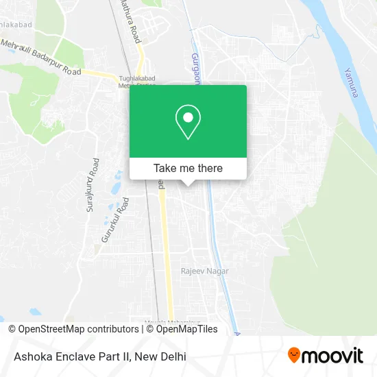 Ashoka Enclave Part II map