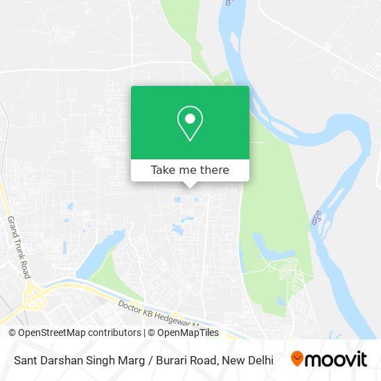 Sant Darshan Singh Marg / Burari Road map