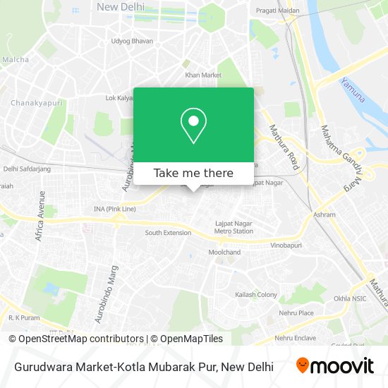 Gurudwara Market-Kotla Mubarak Pur map