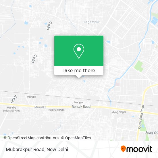 Mubarakpur Road map