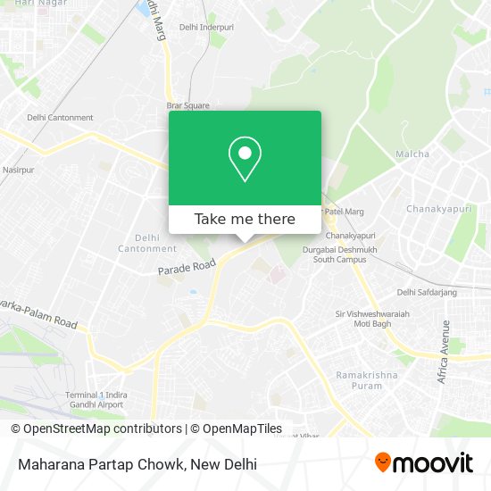 Maharana Partap Chowk map