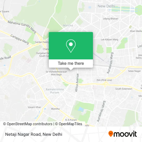 Netaji Nagar Road map