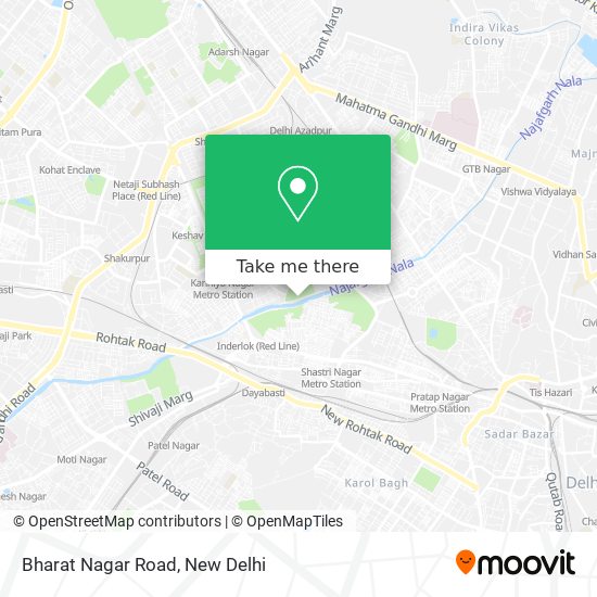 Bharat Nagar Road map